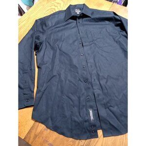JoS.A. Bank SHIRT Mens 16.50-35 BLACK SLong Sleeves Preowned Used Casual Work